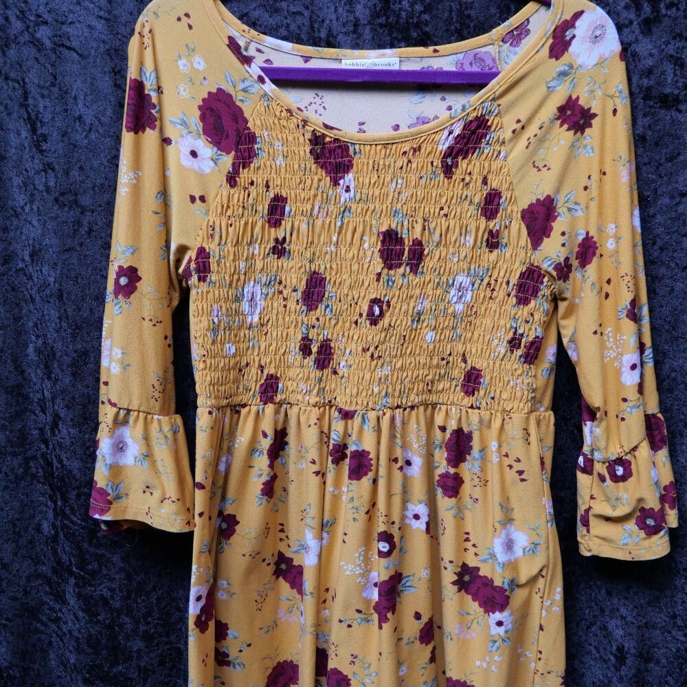 Bobbie-brooks Women's Yellow and Red Blouse